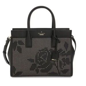 Kate Spade New York Cameron Street Perforated Candace Satchel PXRU7723 black